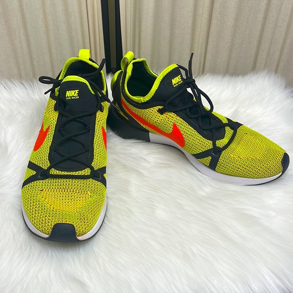 Nike Shoes Mens Nike Neon Highlighter Yellow Dule Racer Sneakers Size 15 Poshmark